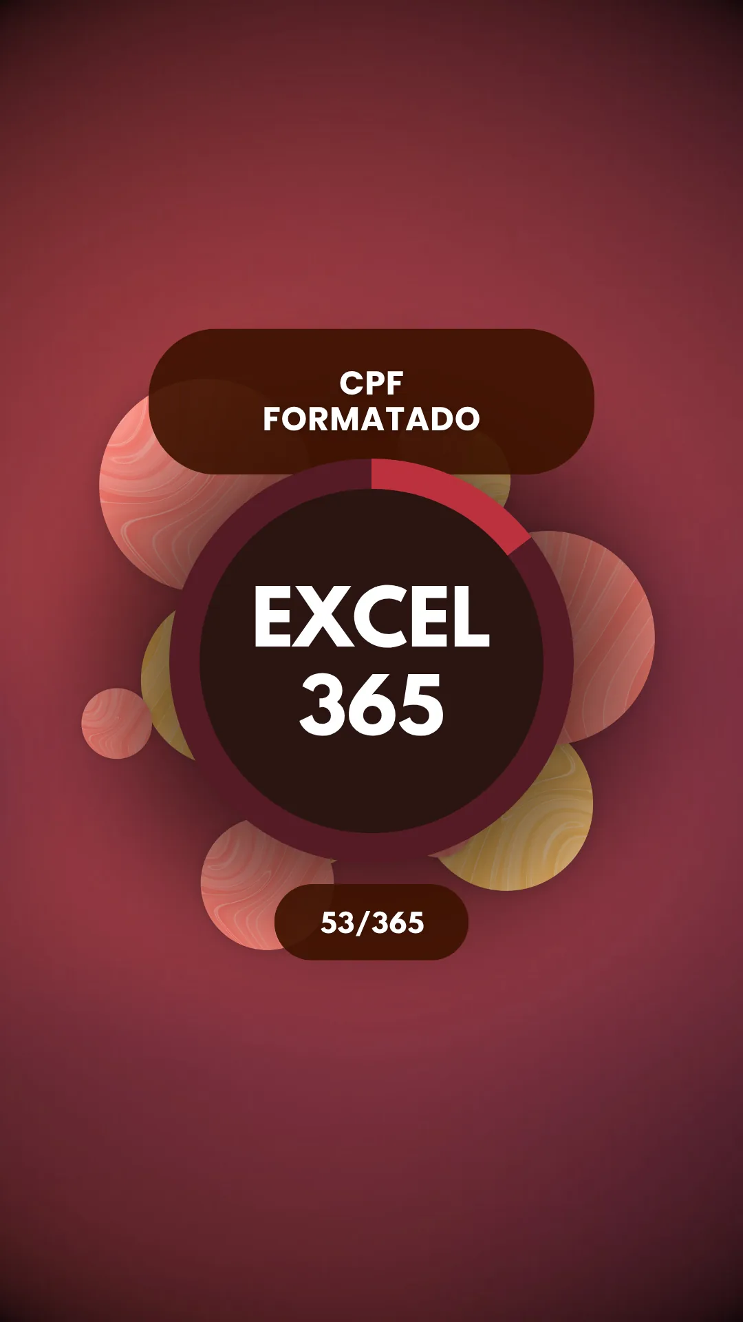 Capa do vídeo: Formatar CPF no Excel: máscara automática sem fórmulas