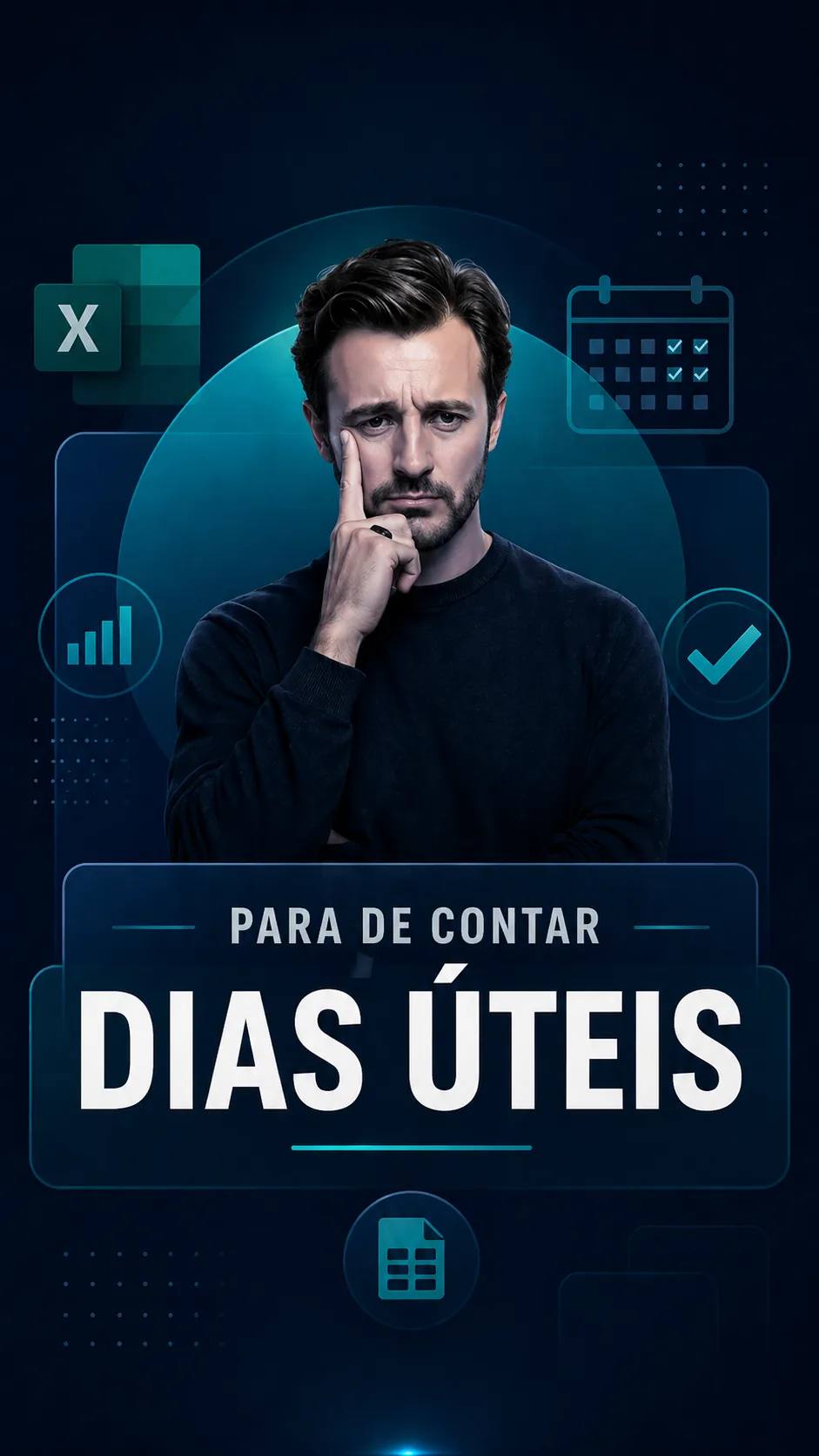 Capa do vídeo: DIATRABALHOTOTAL(): calcule dias úteis descontando fins de semana e feriados