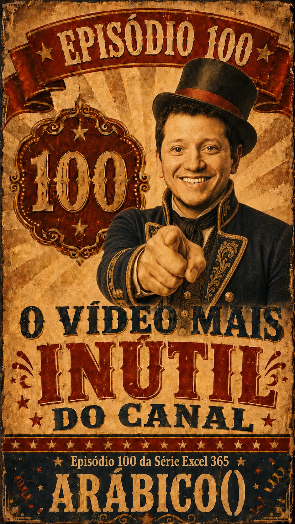 Capa do vídeo: Função ARÁBICO(): converta numerais romanos de volta para números