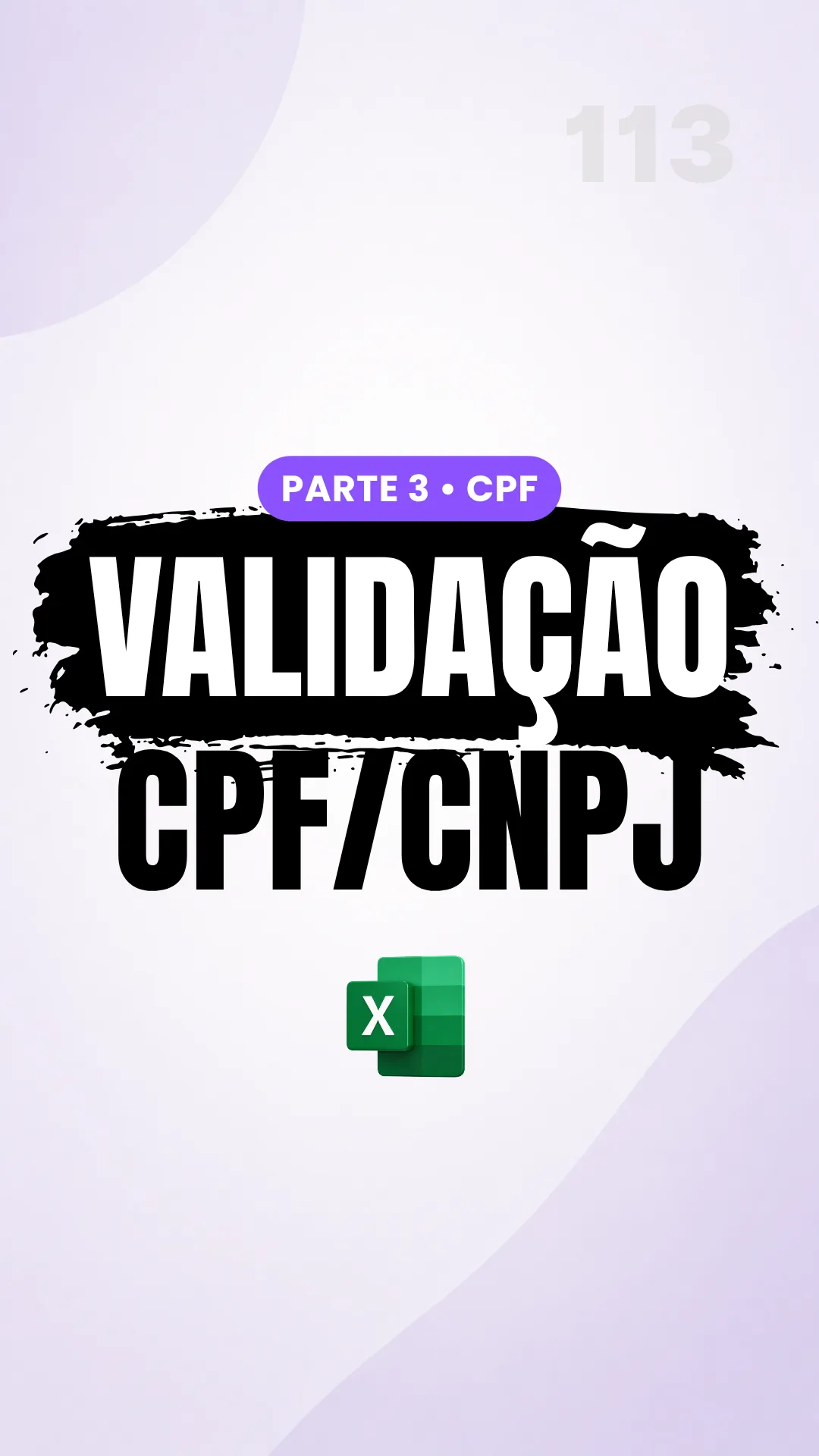 Capa do vídeo: Validação de CPF: calcule os dígitos verificadores e confirme a integridade